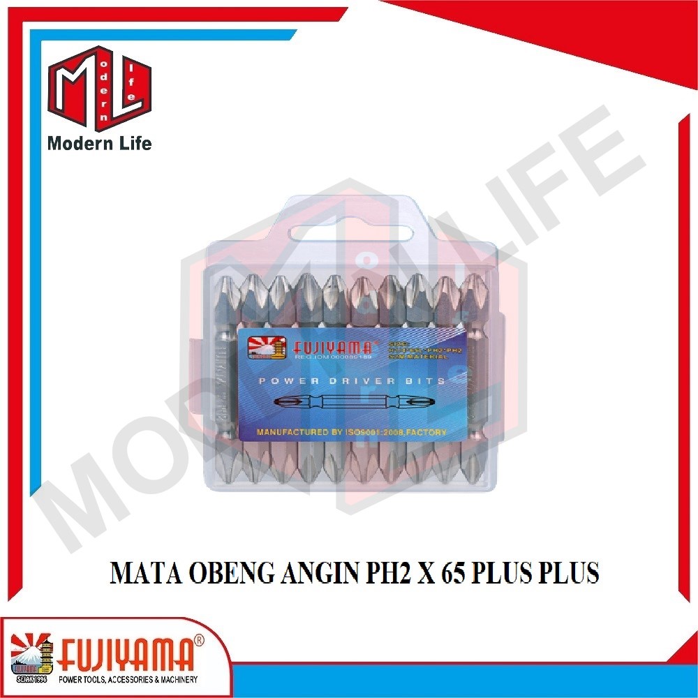 Mata Obeng Angin Magnet PH2 x 65mm / Screwdriver Bits Magnet (+) (+) PLUS PLUS