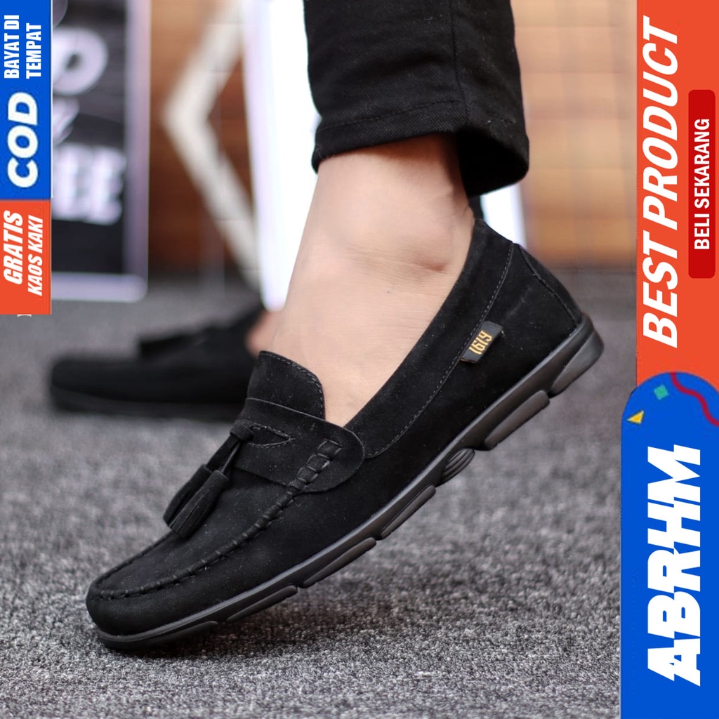 Abrhm Titan - Sepatu Slip On Pria Casual