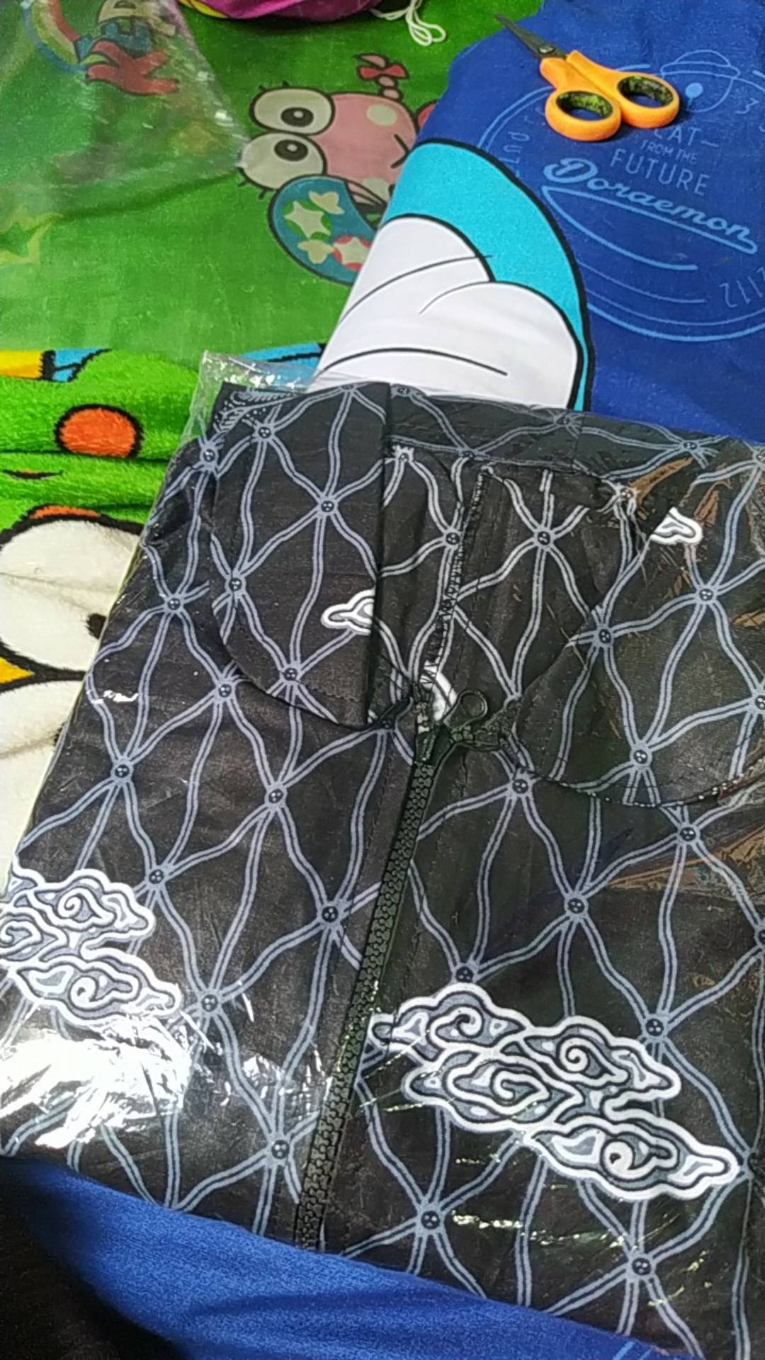 Cardigan Outer Batik Long Cardy Sogan Batik Genes Printing Dolby Dobby Doby Dolbi