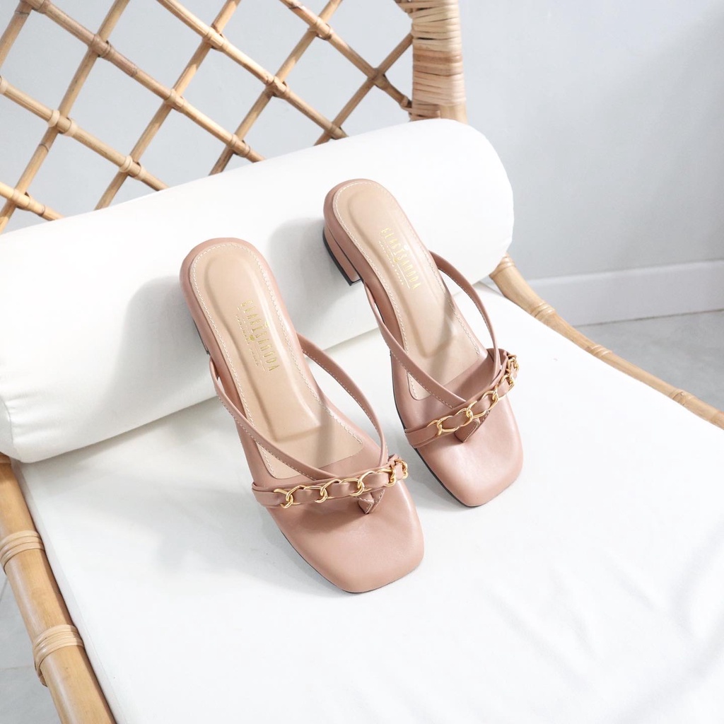 GLARISAMODA Ester Heels 3cm Sandal Tali Wanita Nyaman