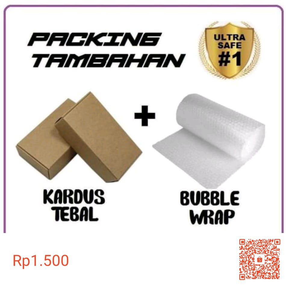 

PACKING TAMBAHAN - BUBBLE + BOX