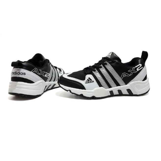 sepatu sport adidas ax2 original premium black white