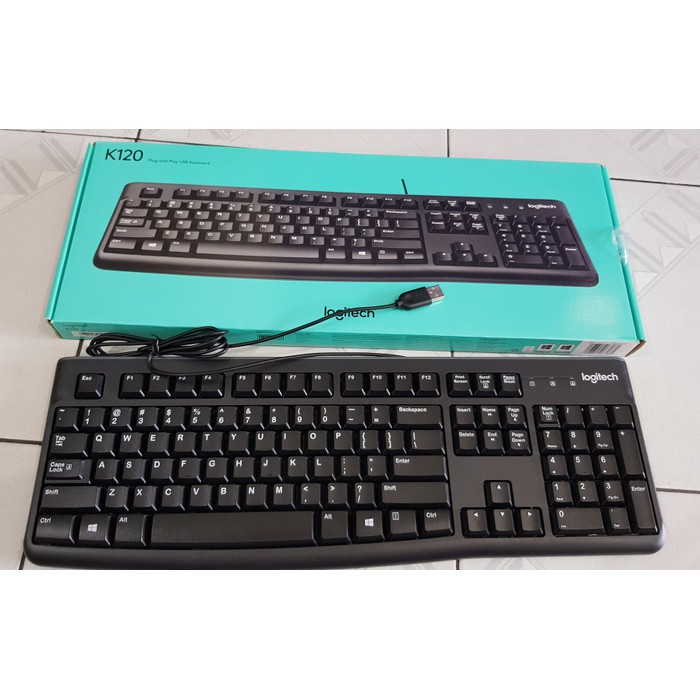 Keyboard Office LOGITECH K120 Usb Classic Original