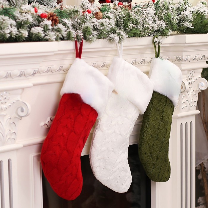 Kaos Kaki Natal Bulu Premium Tebal Christmas Socks Gift Kado Santa GROSIR