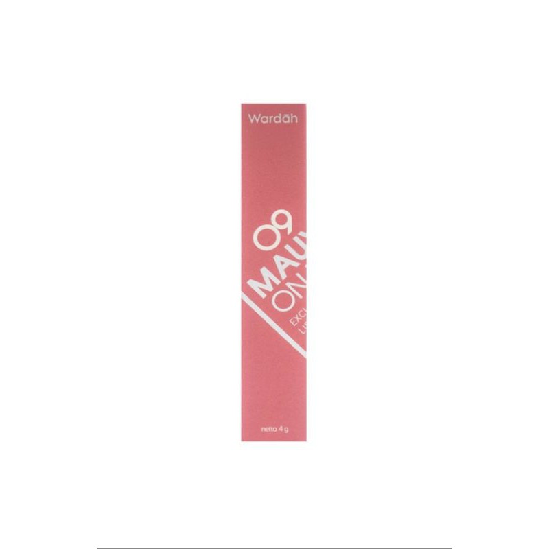 Wardah Exclusive Matte  Lip Cream 09 Mauve On 4 g