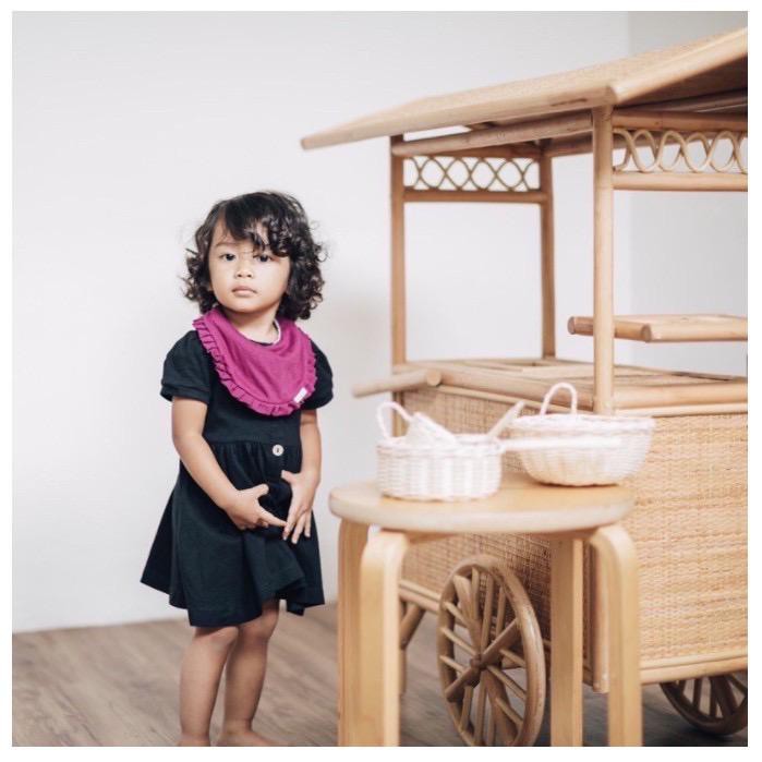 BohoPanna Bib Ruffle Slaber Celemek BIB MPASI Bayi Anak Slabber