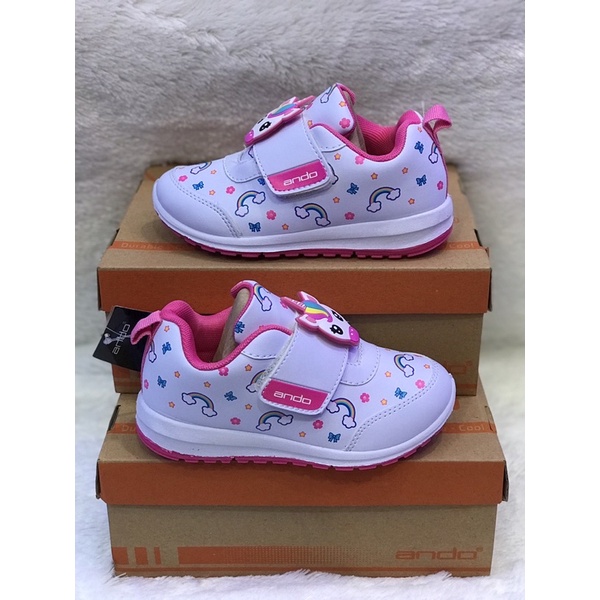 Sepatu sneakers anak paud ANDO ELINA 2warna sz 29-32