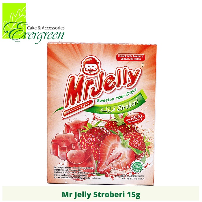 

Mr Jelly Stroberi 15g