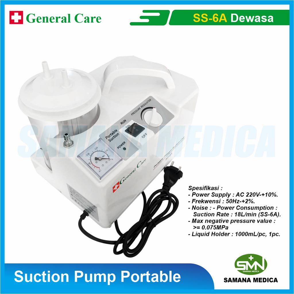 Suction Pump Portable SS-6A Dewasa General Care - Alat Sedot Dahak SS 6A Dewasa