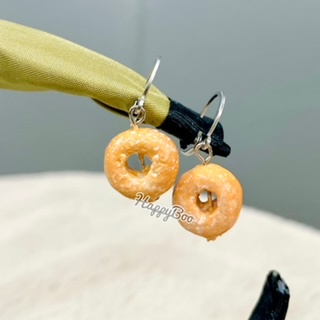 anting stainless titanium roti clay high quality clip earings donat roti