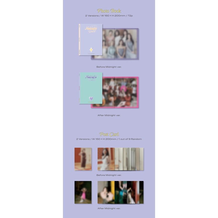 fromis_9 - 4th Mini Album MIDNIGHT GUEST (CD / KiT)