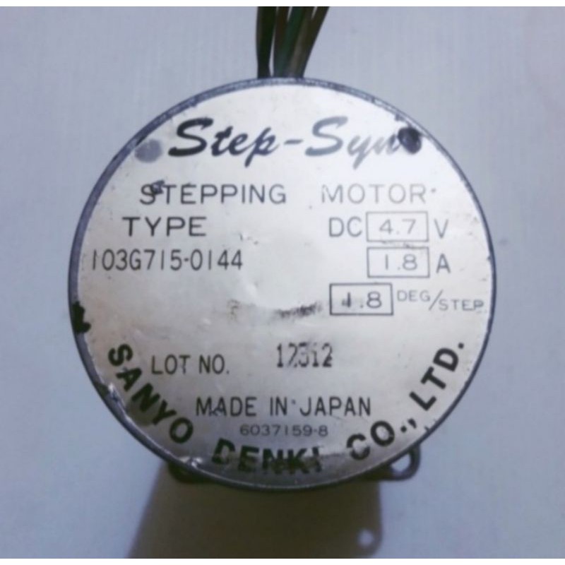 STEPPING- STEPPER DC 1,8A - 1,8DEG/STEP BIPOLAR 6WIRE