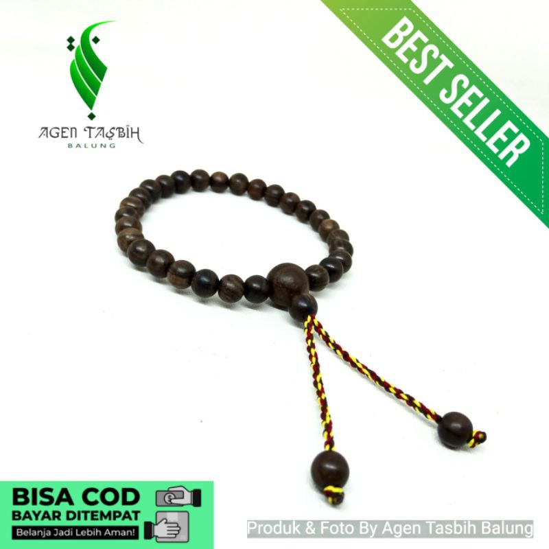 Gelang Cantik Pria Wanita Kayu Kalimasada Asli, Gelang Kayu Langka Bertuah Nusantara, Premium