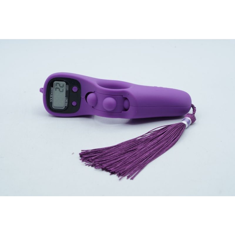 Tasbih Digital Ibadah Doa Zikir Muslim Lampu LED Premium - Ungu Purple - SXH5136 - SKU 2.012.0078