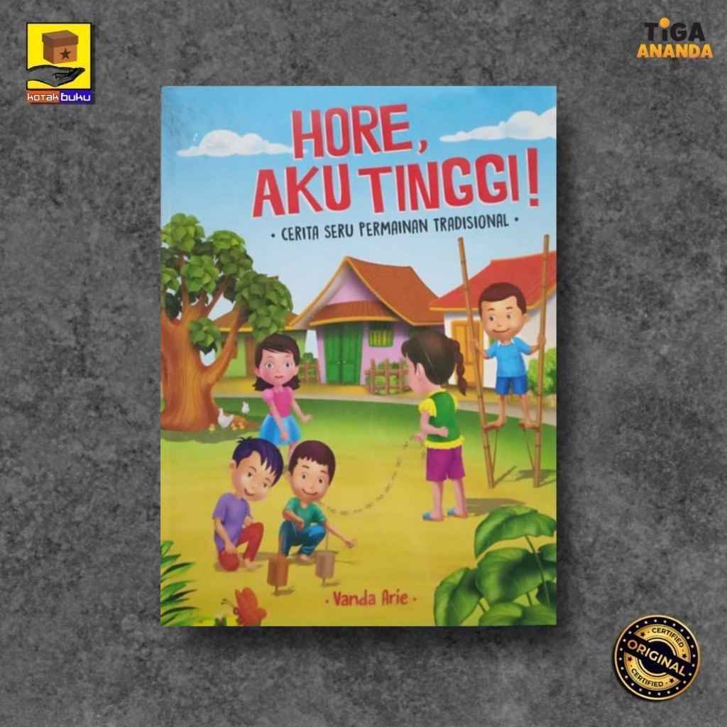 Buku Cerita Anak / Hore Aku Tinggi / Cerita Anak / Buku Anak TK PAUD