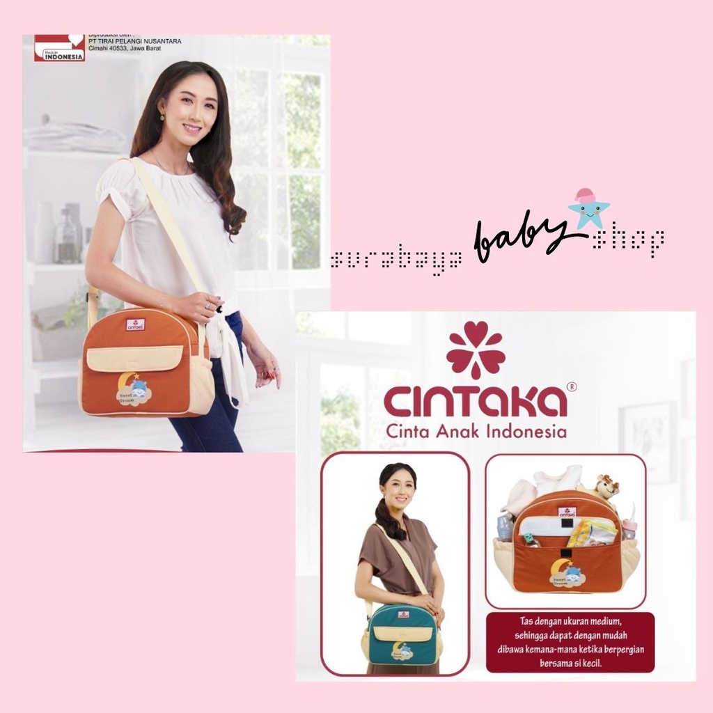 CINTAKA TAS MEDIUM PRINT SAKU HIPPO SERIES TCT2752