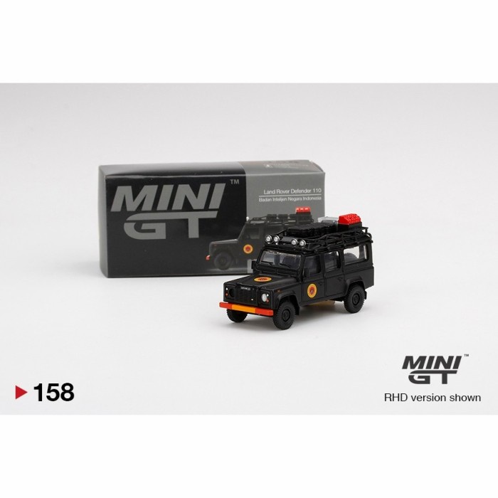 Mini GT 158 Land Rover Defender 110 Badan Intelijen Negara - RHD LESISH