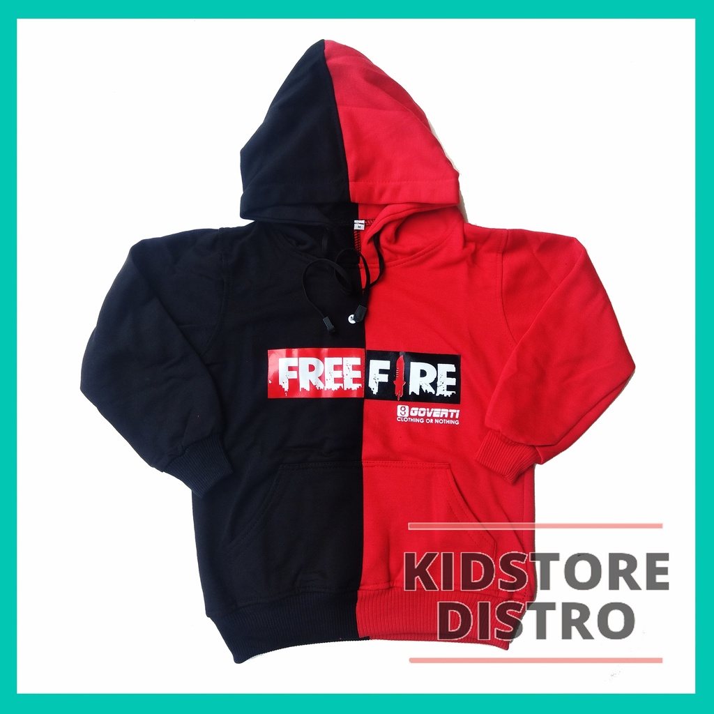 Sweater Hoodie Anak Laki Laki dan Perempuan / Jaket Anak / Baju / Atasan / Hoodie Sweater Motif FF