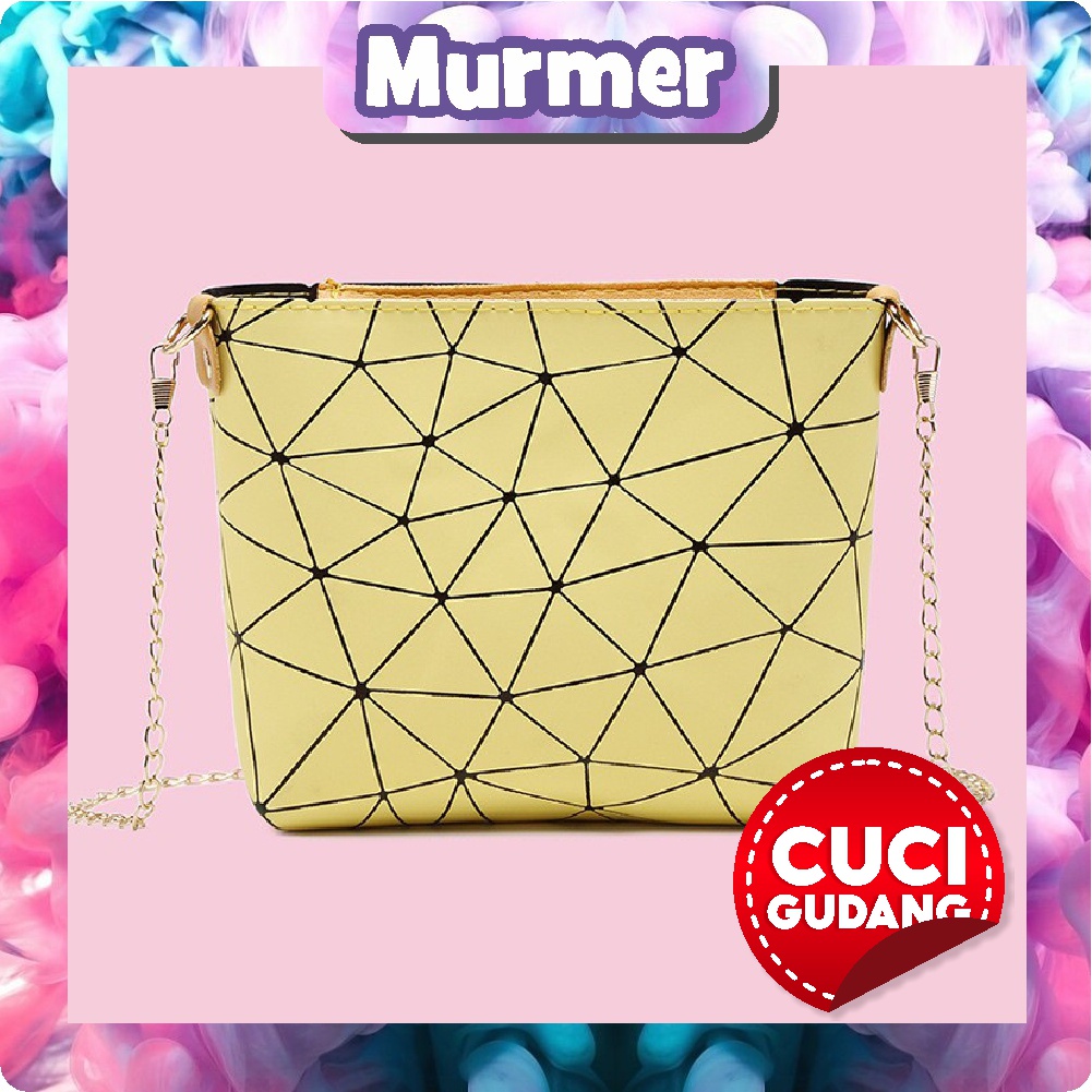 Murmerofficial W143 TAS SELEMPANG GEOMETRI WANITA SLING BAG BAOBAO HANDBAG FASHION KOREA NEW IMPORT