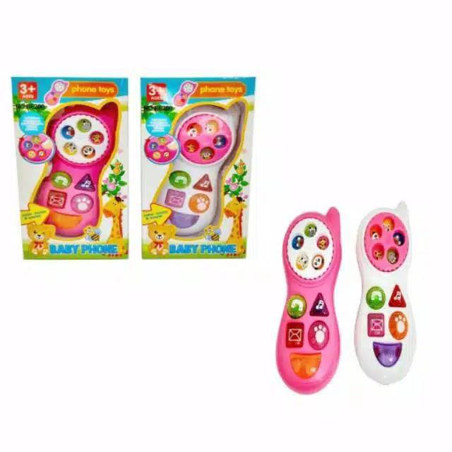 Mainan hp anak mini phone toys music call baby