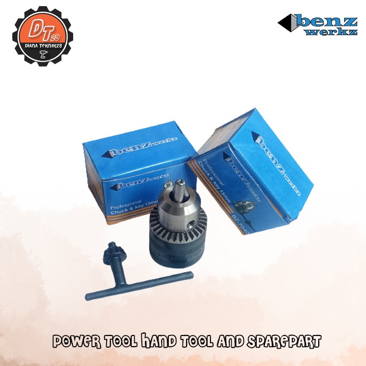 Kepala Bor Listrik / Screw Drill Chuck Mollar 13mm benz