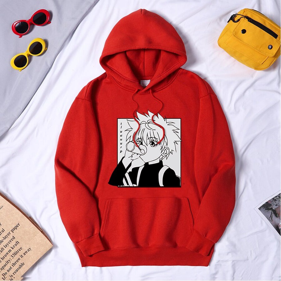 Jumper hoodie X Hunter Kirua || Sweater Hoodie Slurrp || SIZE M - L - XL ( Pria &amp; Wanita )