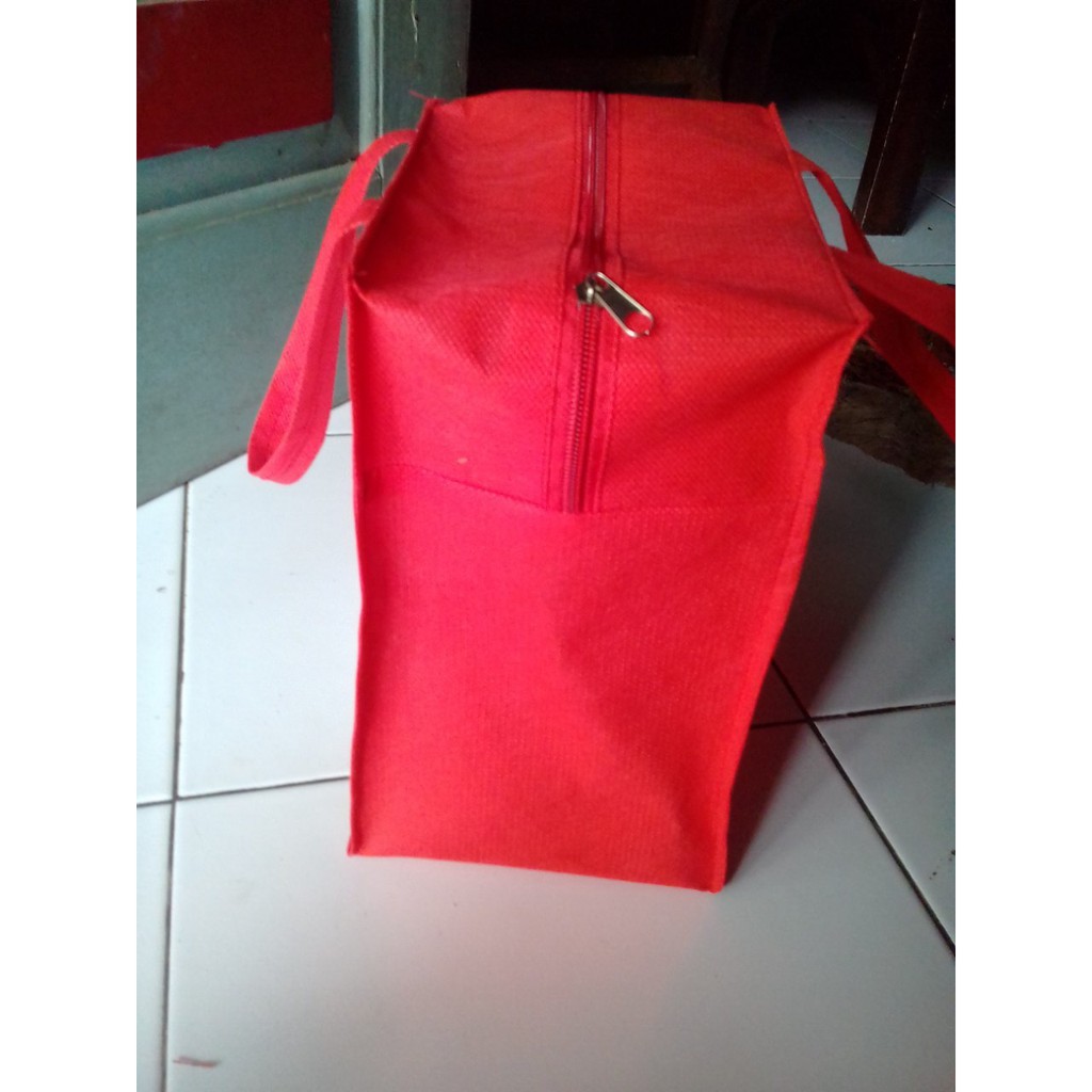 TAS SPUNBOND + RESLETING CUSTOM goodie bag ulang tahun anak goody ultah tas souvenir party supplies-3