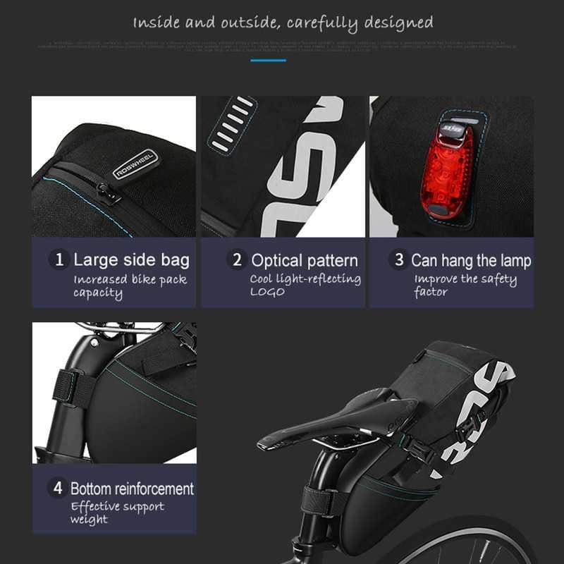 Roswheel Tas Sadel Sepeda Bicycle Waterproof Bag 8L - 131414-A