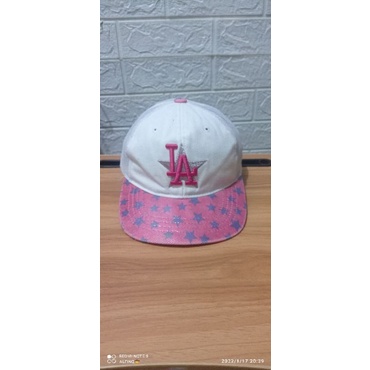 topi mlb LA jaring remaja