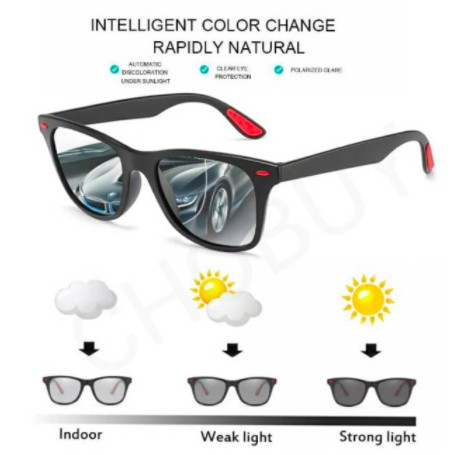 Kacamata Siang Malam Original Photocromic Polarized anti silau UV plus minus Cylinder Long keeper