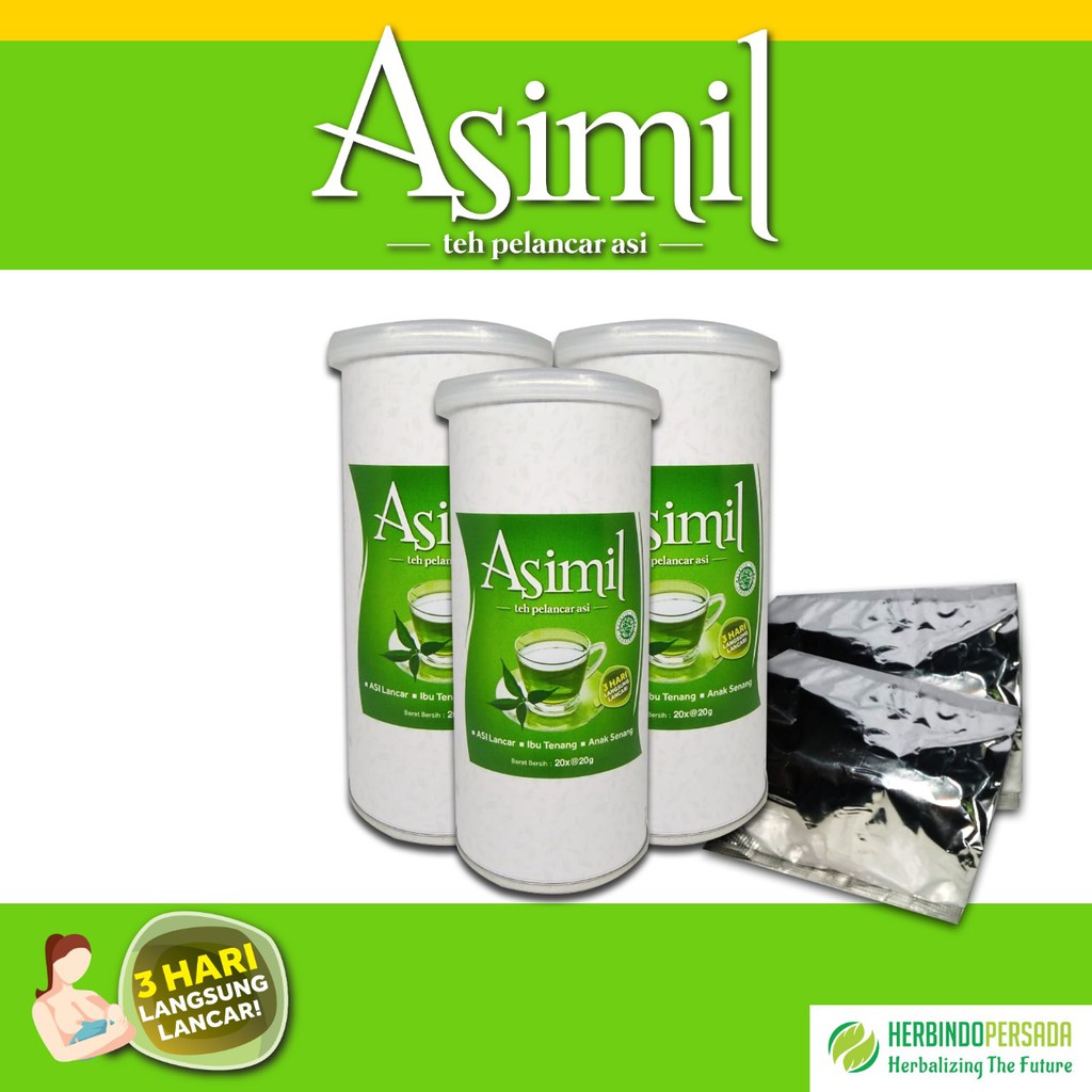 

Teh Asimil Original Pelancar ASI Booster alami Formulasi lengkap penuhi kebutuhan gizi ibu dan bayi