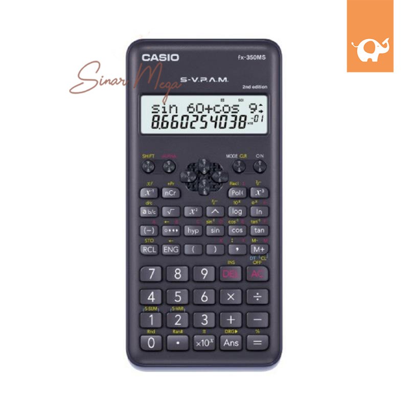 

Casio Scientific Calculator FX-350MS / Kalkulator Ilmiah Berkualitas