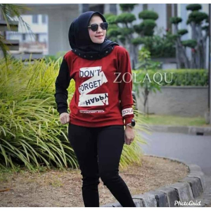 Atasan tangan panjang Zolaqu kw