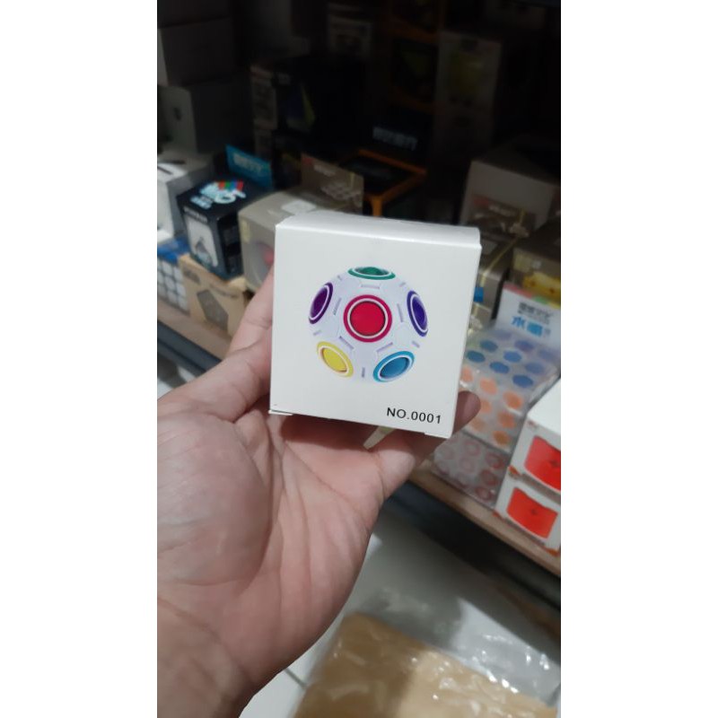 Rubik Bola Ball Rainbow Ball YONGJUN Diameter 7CM