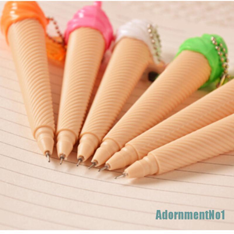 1 pc Pulpen Gel Desain Es Krim Warna Permen No1