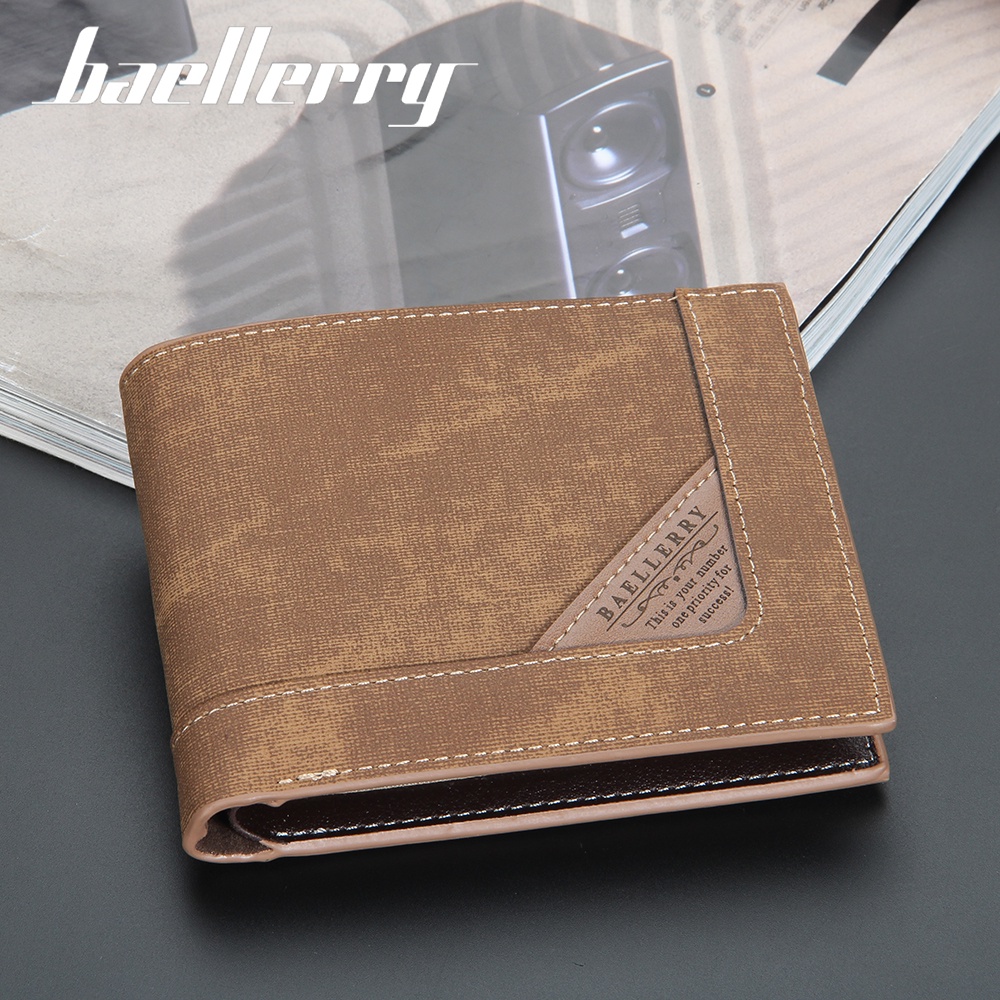 BAELLERRY DR068 Dompet Pria Bahan Kulit PU Leather Premium WATCHKITE WKOS