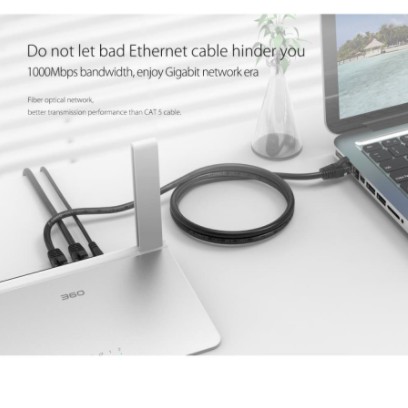 Kabel lan orico cat6 3m Ethernet Gigabit network PUG-C6-30 - cable internet rj45 3 meter CAT 6