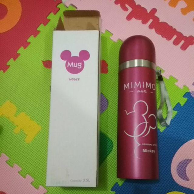 Botol Minum Thermos Mickey Mouse Stainless Steel 500ml