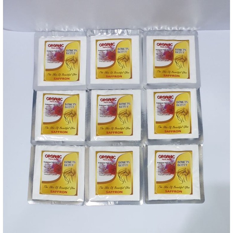 VIRAL GLOWING MASKER WAJAH SAFFRON ORGANIC 5 gr