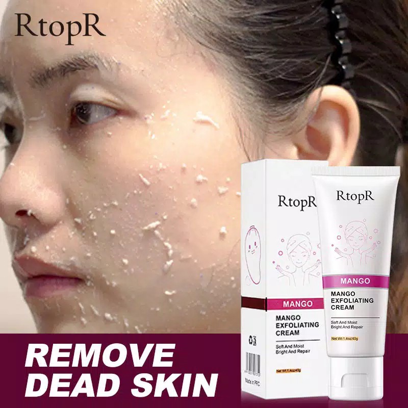 RtopR Mango Exfoliating Cream Remove Dead Skin Penghilang Kulit Mati