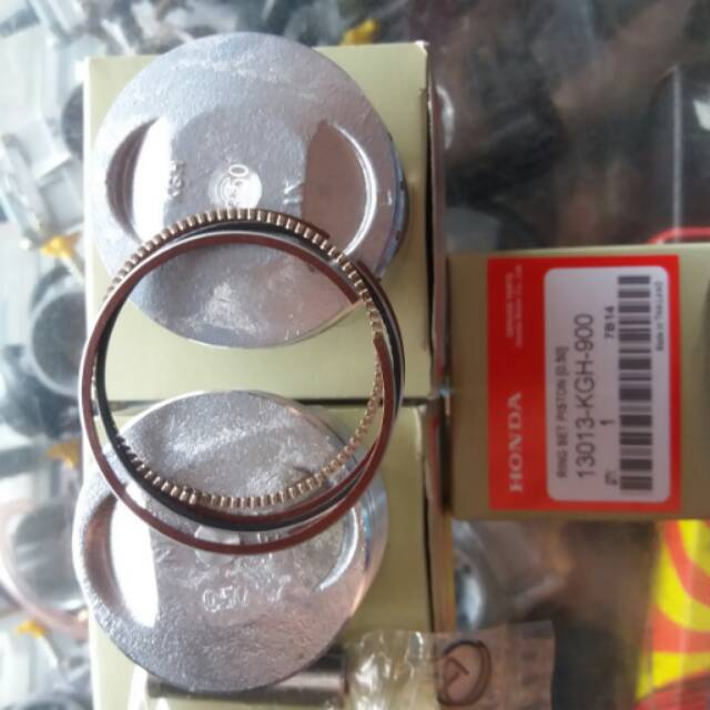 SEKER SEHER - PISTON SONIC 125 CS1 CS 1 STANDAR 50 100 150 200 250 300 350 400 PIN 13 THAILAND BISA UNTUK RUBAHAN MOTOR LAIN JUPITER VEGA KARISMA SUPRA GRAND VARIO BEAT Dll