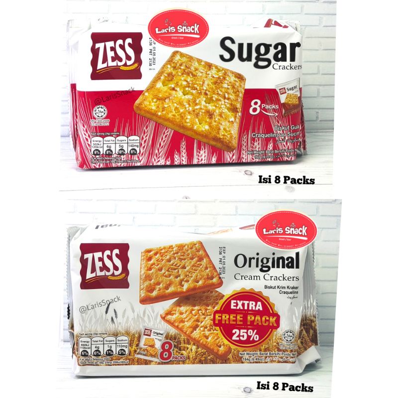 

Zess Original Cream & Sugar Cream Crackers 184gr