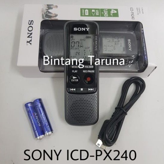 Voice Recorder Sony ICD-PX240 Perekam Suara Sony ICD-PX240