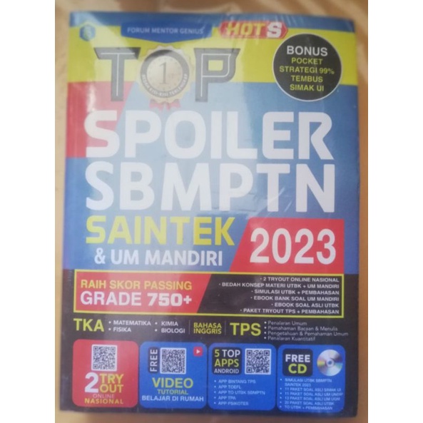 TOP SPOILER SBMPTN SAINTEK 2023