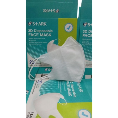 Masker Duckbill Facemask 3ply Isi pcs 3d Disposable Facemask Stark Shopee Indonesia