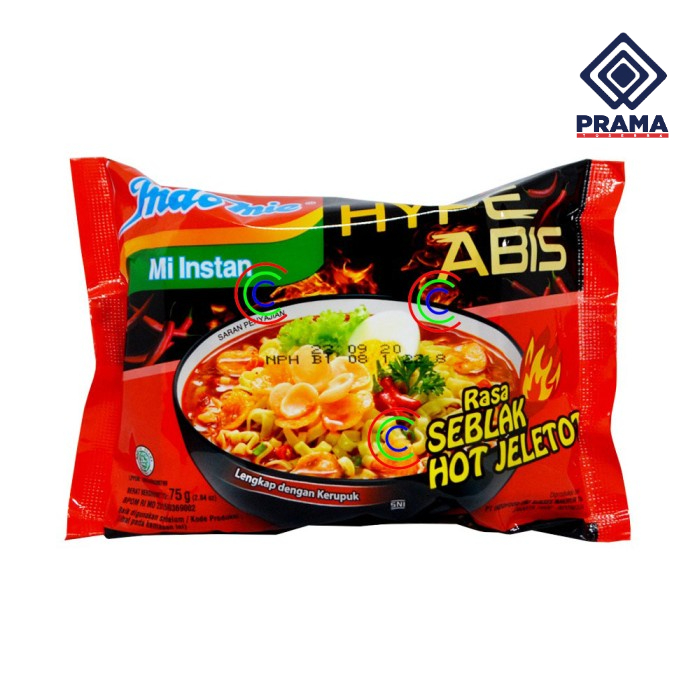 

INDOMIE HYPE ABIS SEBLAK HOT JELETOT 75GR