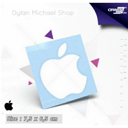 Sticker Logo Apple 7.5 cm stiker wall decal laptop kaca mobil