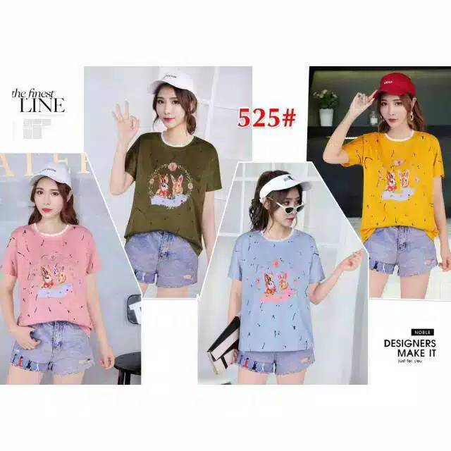 Kaos import atasan cewek baju wanita import lucu