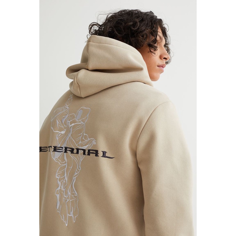 Hoodie HM Eternal Blue Pigeon Sweater Hoodie Eternal Cream