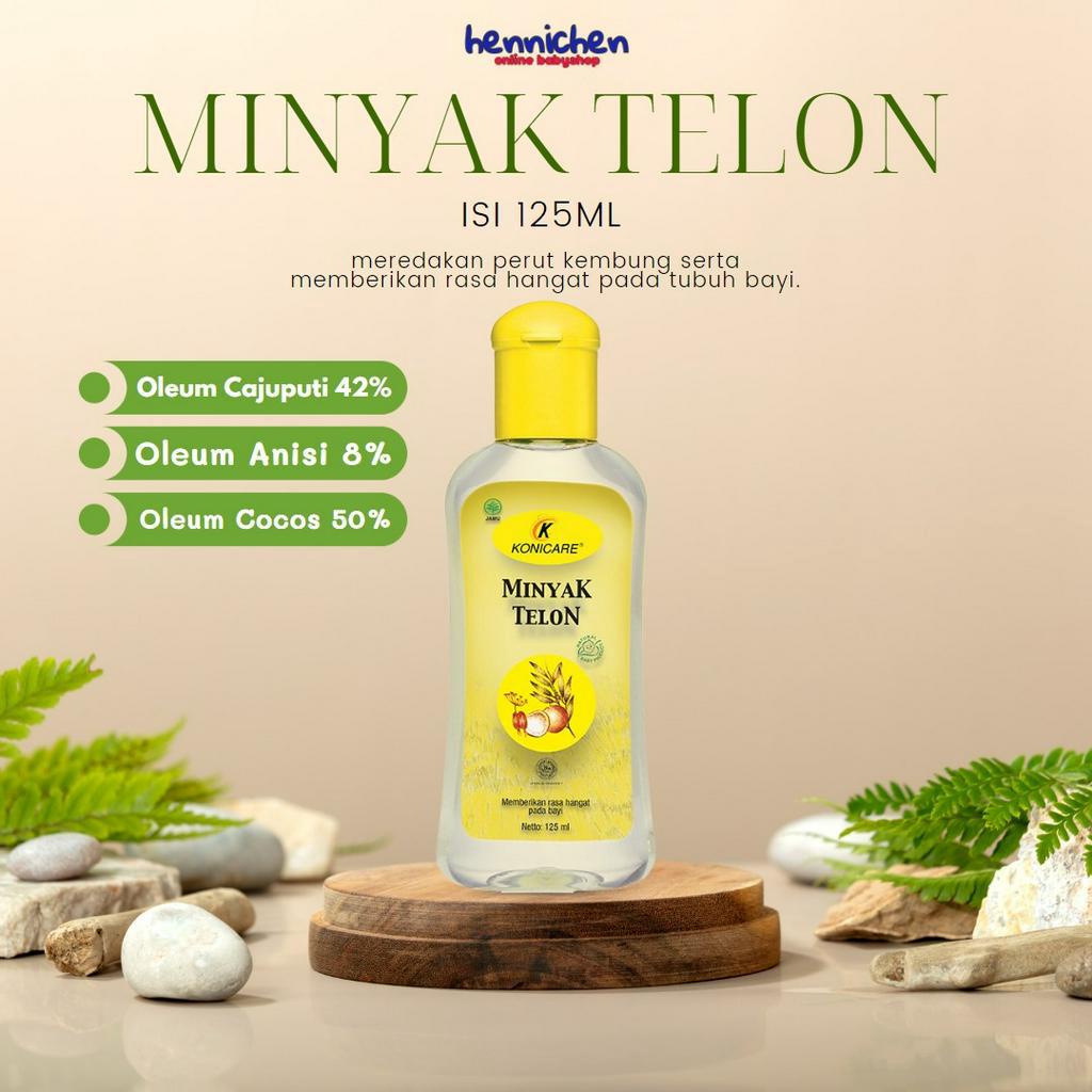 Konicare Telon Oil 125 ml/Konicare Minyak Telon 125 ml  FREE BUBBLE